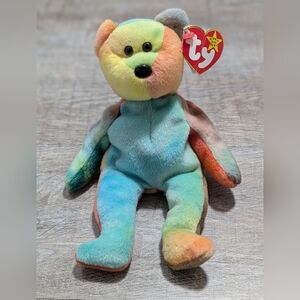 1993 TY Beanie Baby Garcia Original PVC Beads Grateful Dead